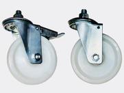 Kit 4 Rodizios Nylon 4pol. Rosca Girat.(2 Com Freio + 2 Sem) Kit 4 Rodizios Nylon 4pol. Rosca Girat.(2 Com Freio + 2 Sem)