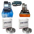 Kit 4 rolamento diferencial asia topic 2.7 32307 30307 32210