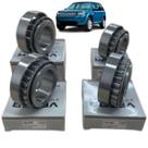 Kit 4 Rolamento Diferencial Traseiro Freelander Ii 2.2 06-14