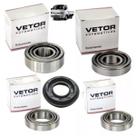 Kit 4 rolamentos retentor pinhao diferencial kia bongo 2500