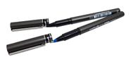 Kit 4 Rolleball UB-155 Micro Deluxe 2 Preta/Azul - 0.5mm Uni