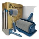 Kit 4 Rolo De Pintura Com Reservatório Inteligente, Prático, Fácil De Usar Rolo Antirrespingo Snel