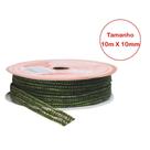 Kit 4 Rolo Fita De Juta Verde Natal Decoração Natalina 10mm x 10m