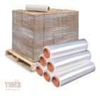Kit 4 Rolos De Filme Stretch 50cm (25 Micras) Strech Virgem 2,5kg