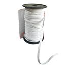 Kit 4 rolos Elásticos chato Número 6 de 0.4mm Branco de 50m