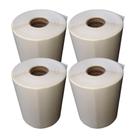 Kit 4 Rolos Etiqueta Adesiva Couché 40x40mm 2 colunas para Impressora Zebra Argox Kit 4 Rolos Etiqueta Adesiva Couché 40x40mm 2 colunas para Impressora Zebra Argox