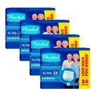 Kit 4 Roupa Íntima Plenitud Protect Plus Unissex Tamanho G/XG 24 Unidades Leve Mais Por Menos