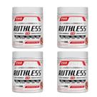 Kit 4 Ruthless 2.0 Pré-treino Sabor Morango 4x250g FNB Sport Nutrition