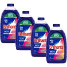 Kit 4 Sabão Líquido Brilhante Limpeza Total 3l cada