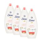Kit 4 Sabonete Líquido Dove Anti-stress Água Micelar 250ml