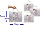 Kit 4 Sacolas Plásticas para Casamentos Presentes Festas