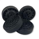 Kit 4 Sapatas de Borracha para Elevador Automotivo Autobox 115mm Maciça Apoio Braço Elevador 2500kg Oficina Mecânica