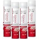 Kit 4 Secante De Esmalte Profissional Instantâneo Proteção Ativador Brilho Unhas Spray Neez 400ml