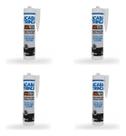 Kit 4 Selante Bautech Acaba Trinca 400g Reparo de Fissuras com Alta Flexibilidade