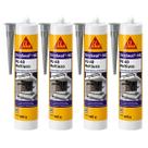 Kit 4 Selantes PU 40 Cinza 360g SikaSeal 142 Multiuso