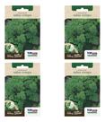 Kit 4 Sementes De Salsa Crespa Alta Germinação Fácil Cultivo