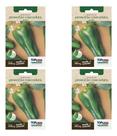 Kit 4 Sementes Pimentão Casca Dura Ikeda Verde Vasos E Mudas