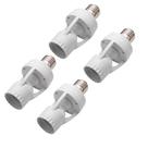 Kit 4 Sensor De Movimento Para Lâmpada Soquete E27 C/ Fotocélula