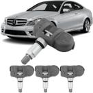 Kit 4 sensor pressao pneu tpms mercedes c180 c250 ml320 glk