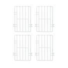 Kit - 4 Separadores Cesto Nextgen Branco - Metalfrio