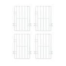 KIT - 4 Separadores Cesto Nextgen Branco - Metalfrio