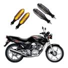 KIT 4 Seta Esportiva Pisca de Led Modelo P26 Para Moto CBX 200 Ano 2004 2005 2006 2007 2008 2009