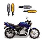 KIT 4 Seta Esportiva Pisca de Led Modelo P26 para Moto Honda CB 500 2004 2005 2006 2007 2008 2009