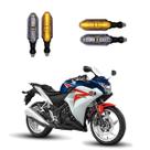 KIT 4 Seta Esportiva Pisca de Led Modelo P26 para Moto Honda CBR 250R Ano 2016 2017 2018201920202021