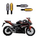 KIT 4 Seta Esportiva Pisca de Led Modelo P26 para Moto Honda CBR 500R 2016 2017 2018201920202021