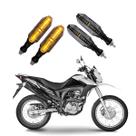 KIT 4 Seta Esportiva Pisca de Led Modelo P26 Para Moto Honda NXR 160 BROS Ano 2004 2005 2006 2007 2008 2009 KIT 4 Seta Esportiva Pisca de Led Modelo P26 Para Moto Honda NXR 160 BROS Ano 2004 2005 2006 2007 2008 2009