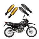 KIT 4 Seta Esportiva Pisca de Led Modelo P26 Para Moto Honda XR 250 Tornado Ano 2010 2011 2012 2013 2014 2015