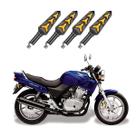KIT 4 Seta Sequencial Pisca de Led Estrela Modelo P09S Moto CB 500 Ano 2004 2005 2006200720082009