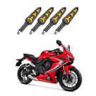 KIT 4 Seta Sequencial Pisca de Led Universal Modelo P09S Estrela Moto 650R Ano 2016 2017 2018201920202021