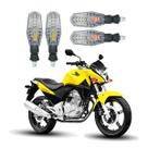 Kit 4 Setas Dianteiro e Traseiro Modelo PF-01 para Honda CB 300R 2004 2005 2006 2007 2008 2009