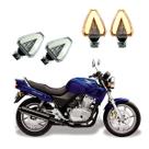KIT 4 Setas Esportiva Pisca de Led Modelo P07 para Moto Honda CB 500 2016 2017 2018201920202021