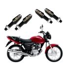 KIT 4 Setas Esportiva Pisca de Led Modelo P29 Para Moto Honda CG 150 Titan KS 2016 2017 2018 2019 2020 2021 KIT 4 Setas Esportiva Pisca de Led Modelo P29 Para Moto Honda CG 150 Titan KS 2016 2017 2018 2019 2020 2021