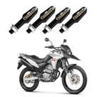 KIT 4 Setas Esportiva Pisca de Led Modelo P29 Para Moto Honda XRE 300 ABS 2004 2005 2006 2007 2008 2009