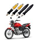 KIT 4 Setas Esportivas Pisca de Led Modelo P11 Para Moto Honda CG 125 FAN 2001 2002 2003 2004 2005 2006 2007 2008