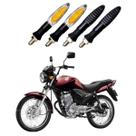 KIT 4 Setas Esportivas Pisca de Led Modelo P11 Para Moto Honda CG 150 FAN 2000 2001 2002 2003 2004 2005 2006 2007