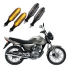 KIT 4 Setas Esportivas Pisca de Led Modelo P26 Para Moto CG 150 TITAN ESD 2004 2005 2006 2007 2008 2009