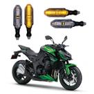KIT 4 Setas Esportivas Pisca de Led Modelo P26 Para Moto KAWASAKI Z 1000 Ano 2016 2017 2018201920202021