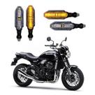 KIT 4 Setas Esportivas Pisca de Led Modelo P26 Para Moto KAWASAKI Z 900 Ano 2004 2005 2006 2007 2008 2009