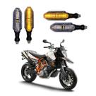 KIT 4 Setas Esportivas Pisca de Led Modelo P26 Para Moto KTM SUPERMOTO 990R Ano 2016 2017 2018201920202021