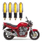Kit 4 Setas Led Universal P50 12V Pisca para Moto Bandit 600 Esportiva 2004 2005 2006 2007 2008 2009 2010 2011 2012