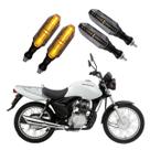 Kit 4 Setas P26 Honda CG 125 Cargo 2005 2006 2007 2008 2009 2010 2011 2012 2013 2014 2015 2016 2017 2018 2019 2020 2021