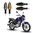 KIT 4 Setas Sequenciais Led Universal Pisca Amarelo P43S CG 150 TITAN EX 2004 2005 2006 2007 2008 2009 2010 2011 2012