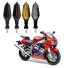 KIT 4 Setas Sequenciais Led Universal Pisca Amarelo P43S Moto Honda CBR 900RR 2010 2011 2012 2013 2014 2015 KIT 4 Setas Sequenciais Led Universal Pisca Amarelo P43S Moto Honda CBR 900RR 2010 2011 2012 2013 2014 2015