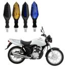 KIT 4 Setas Sequenciais Led Universal Pisca Azul P43S Moto CG 125 CARGO 2004 2005 2006 2007 2008 2009 2010 2011 2012