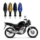 KIT 4 Setas Sequenciais Led Universal Pisca Azul P43S Moto CG 150 START 2004 2005 2006 2007 2008 2009 2010 2011 2012