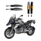 KIT 4 Setas Sequenciais Modelo P25B Slim / Palito Para Moto BMW R1200 GS SPORT 2016 2017 2018201920202021